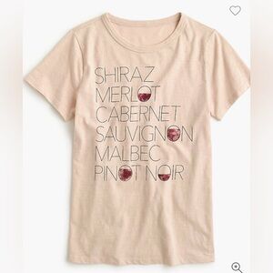 J. Crew “Shiraz” Tee Shirt Size XS
